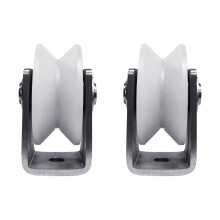 2 stuks sterk en stil nylon rollenwiel voor-68V type poelie 201