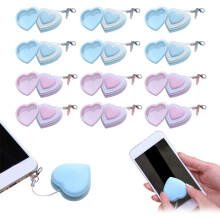 (Pink+Blue-12pcs, -) 2026 Macaron Phone Screen Cleaner, Reusable Pendant for Glasses & Tablet