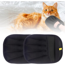 (2 PCS, -) 2025 wiederverwendbarer Haustierhaarentfernungs-Handschuh, doppelseitig für Katzen- & Hundehaare