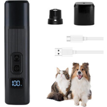 (Black+3*Heads, -) Cortaúñas gato seguro 2025, 3 ajustes 360 lijado