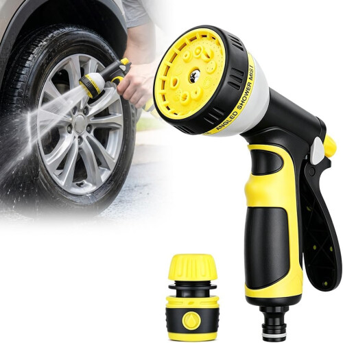 (0.7in Nozzle, -) Ακροφύσιο λάστιχου κήπου με 10 ρυθμίσεις, μη ολισθηρό - Εκτοξευτήρας