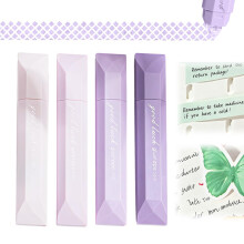 (Purple, -) 4 stuks dubbelzijdige tape pennen – scrapbooking roller voor cadeauverpakking