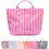 (C, -) Bolso tote PVC rayas mujer, moda durable para compras 1