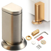 (Silver, -) Upgrade magnetischer Türstopper unten, bohrfreier Innentürkeil
