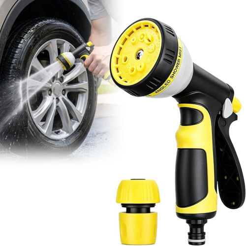 (0.75in Nozzle, -) Ακροφύσιο λάστιχου κήπου με 10 ρυθμίσεις, μη ολισθηρό - Εκτοξευτήρας