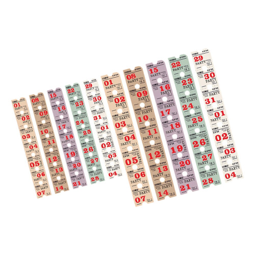 Sticker Booklets Artistic Decorative Sticker for-ticket stub