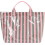 (F, -) Τσάντα tote PVC για γυναίκες, λωρίδες - Μοντέρνα & ανθεκτική 1