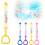 (Yellow, -) Lot 4 pistolets eau feu d'artifice, accessoire plage piscine 1