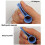 Network Cable Untwist Tool, Wire Straightener for CAT5/CAT5E/CAT6/CAT7 Wires Pair Separator Tools 3Pcs 5