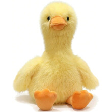 (18-Inch Duck, -) Gato peluche 30 cm, gris suave regalo Navidad