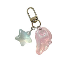 Hübscher Engels-Schlüsselanhänger, Handtaschen-Anhänger,-Rosa