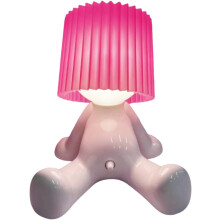 (Pink, -) Lampada notturna "Shy Boy", ricaricabile, luce calda senza fili, originale regalo