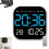 (Blue, -) Relógio Digital Multifuncional LED, Alarme com Data e Temperatura 1