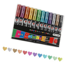 Kunstmarkers met veilige inkt Vlotte-zwarte staaf