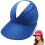 (Royal Blue, color_name) Γυναικείο καπέλο ηλίου UPF 50+, πτυσσόμενο, φαρδύ γείσο, για γκολφ 1