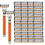 (48 Refills + 2 Handle, -) 24/48 Lâminas de Barbear com Cabo, 6 Navalhas para Rosto e Cabeça 1