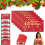 (Elk-6PCS, -) Porte-enveloppe cadeau Noël, 6 compartiments 1