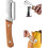 (1PC, -) 3 pelapatate premium con manico legno e apriscatole 1