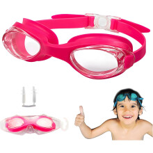 (Red, -) Anti-Beschlag Schwimmbrille, UV-Schutz Weitwinkel für Erwachsene & Jugendliche