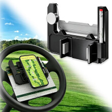 (1pc, -) Golfkar stuurwiel telefoonhouder, opklapbare mount met scorekaarthouder voor GPS