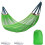 (Green, -) Αιώρα κατασκήνωσης 260x130cm, φορητή, αντέχει 550 λίβρες 1