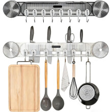 (2PCS, -) Portacoltelli a muro senza fori, forte adesivo per cucina
