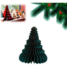 (Green(20cm,53g), -) 3D Wabenpapier Weihnachtsbaum, Party Tischmitte Dekoration