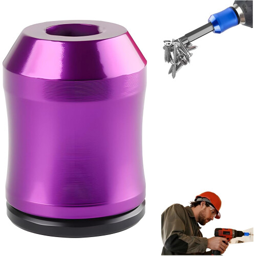 (Purple, -) Μαγνητικό δαχτυλίδι βίδας 1/4" 6.35mm - For power bits