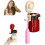 (Red, -) Porte-brosse dent magnétique sans perçage, ventouse mural 1