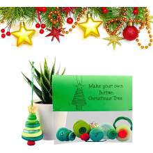 (#07, -) DIY Knopf Krippe Set, Urlaubs Weihnachtsbaum Dekoration