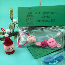 (#02, -) DIY Knopf Krippe Set, Urlaubs Weihnachtsbaum Dekoration