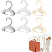 (6 pcs, -) Purse Hooks for Closet, Hanging Bag Holder for Handbags & Backpacks