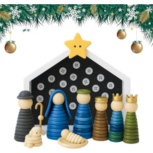 (#10, -) DIY Knopf Krippe Set, Urlaubs Weihnachtsbaum Dekoration