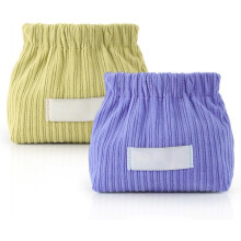 (2PCS-B, -) Organizador de Tira de Cabelo Corduroy 2025, Bolsa de Maquiagem