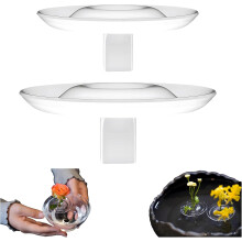 (2pcs, S+L) 2025 Creative Floating Floral Arrangement Holder, for Fish Tank