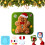 (Gingerbread, -) Κιτ κεντήματος DIY χριστουγεννιάτικο, χαριτωμένο ζώο - Embroidery sewing kit 1