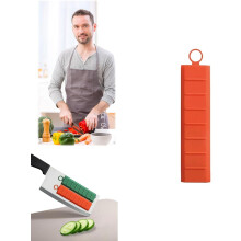 (Orange, -) Deluxe antiaanbak mesgereedschap – gemakkelijk snijden voor keukenmessen
