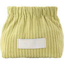 (Green, -) Organizador de Tira de Cabelo Corduroy 2025, Bolsa de Maquiagem
