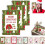 (3PCS, -) Livro de Cartões de Natal com Adesivos, 5x7 polegadas 1