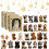 (3PCS, -) Ημερολόγιο advent γάτας 2025, 24 φιγούρες ράτσας - For cat lovers 1