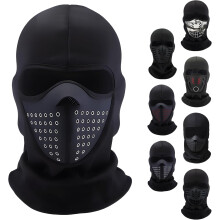 (Aa, -) Passamontagna sci, maschera viso termica 3D traspirante