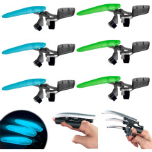 (Blue&green, 6PCS) 3D mechanische intrekbare wolvenklauwen – opvouwbaar voor kinderen en volwassenen met handschoen