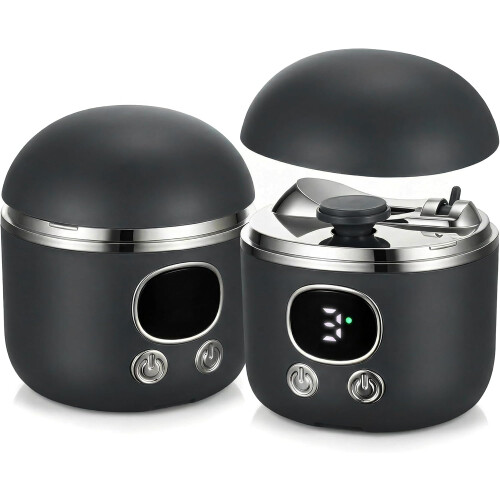 (Black, -) Coupe-ongles électrique senior 2026, loupe 2.5x