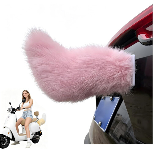 (#04, -) Queue chat peluche rechargeable, ornement voiture