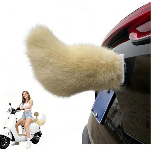 (#09, -) Queue chat peluche rechargeable, ornement voiture
