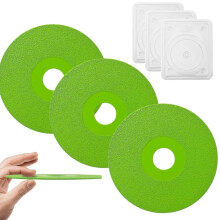 (3 PCS, -) Disco de Desbaste para Granito e Mármore, Lâmina Brasada 4"