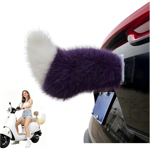 (#20, -) Queue chat peluche rechargeable, ornement voiture