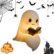 (8.6inch, -) Luce notturna fantasma Halloween, figurina resina per scrivania