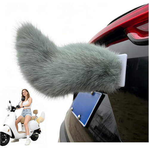 (#01, -) Queue chat peluche rechargeable, ornement voiture
