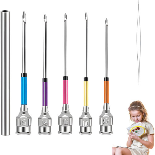 (#01, -) Set punch needle facile, outils broderie